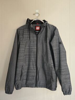 686 Sixeightsix Gray Unix Jacket Lightweight Men's L